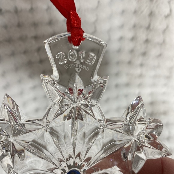 Waterford crystal 2013 snowflake wishes ornament - Picture 2 of 5